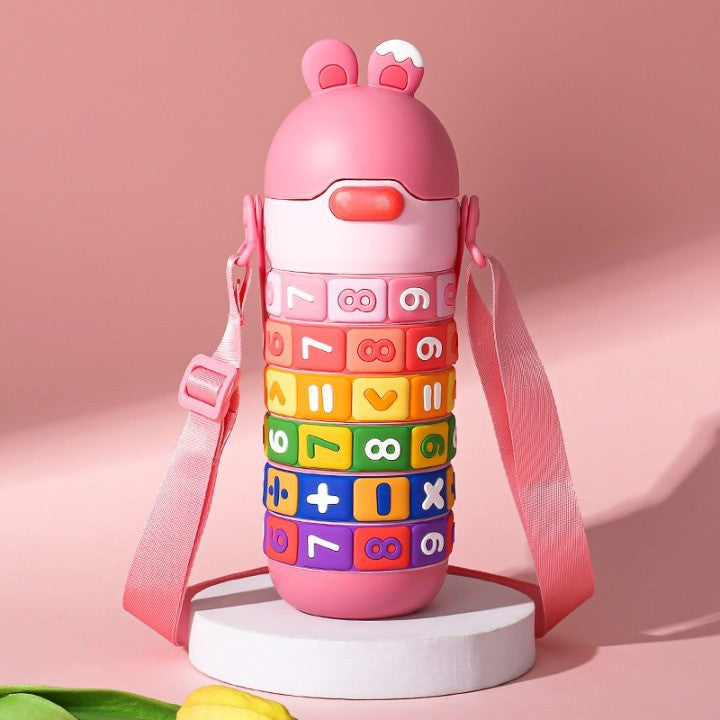 No More Water Battles – Fun Learning Water Bottle for Kids