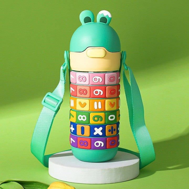 No More Water Battles – Fun Learning Water Bottle for Kids