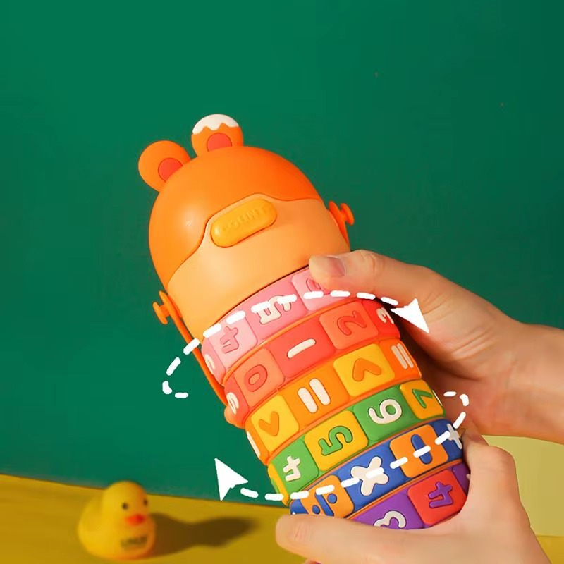 No More Water Battles – Fun Learning Water Bottle for Kids