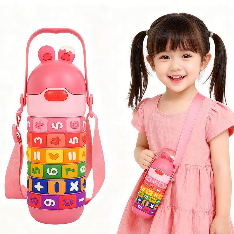 No More Water Battles – Fun Learning Water Bottle for Kids